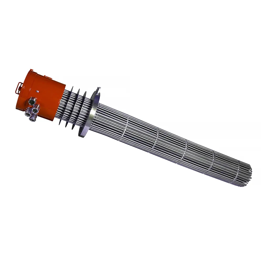 Large Container Flange Type Immersion Heater