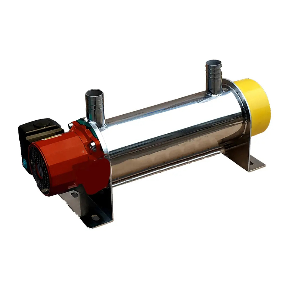 What is the role of process immersion heaters in water treatment systems?